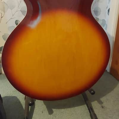 Hondo Deluxe 935 1970-80s Sunburst Archtop image 9
