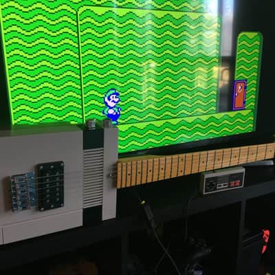 Guitendo (Nintendo NES) Electric Guitar or Bass Custom Built for YOU! (Read description for details) image 5