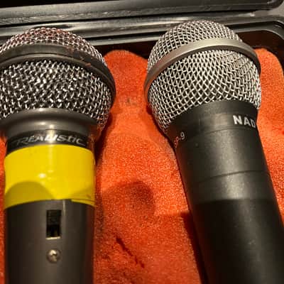 Shure/Nady/4 microphones Shure/realistic/ Nady Early 80s - Silver/black image 7