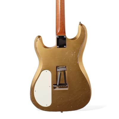 Fiam Guitars Mirari F5 2023 - Aztec Gold over Silver. By past Ronin Guitars luthier Izzy Lugo. NEW (Authorized Dealer) image 7