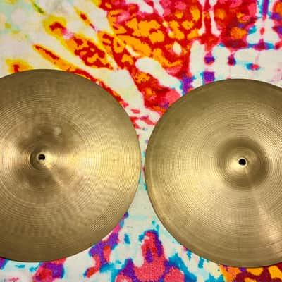 Zildjian 15" Hat Pair 60s (1372/996g) 🧿DEMO CLIP🧿 image 1