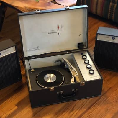 1962 Tube Record Changer Portable Stereo - Fully Refurbished image 2