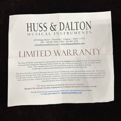 Huss & Dalton TOM-M #4026 with Original Hard Case image 13