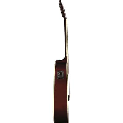 Eko NXT Dreadnought Cutaway Acoustic Electric Guitar - Wine Red image 4