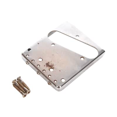 GuitarSlinger Tele Bridge Aged Brass Compensated Saddles image 3