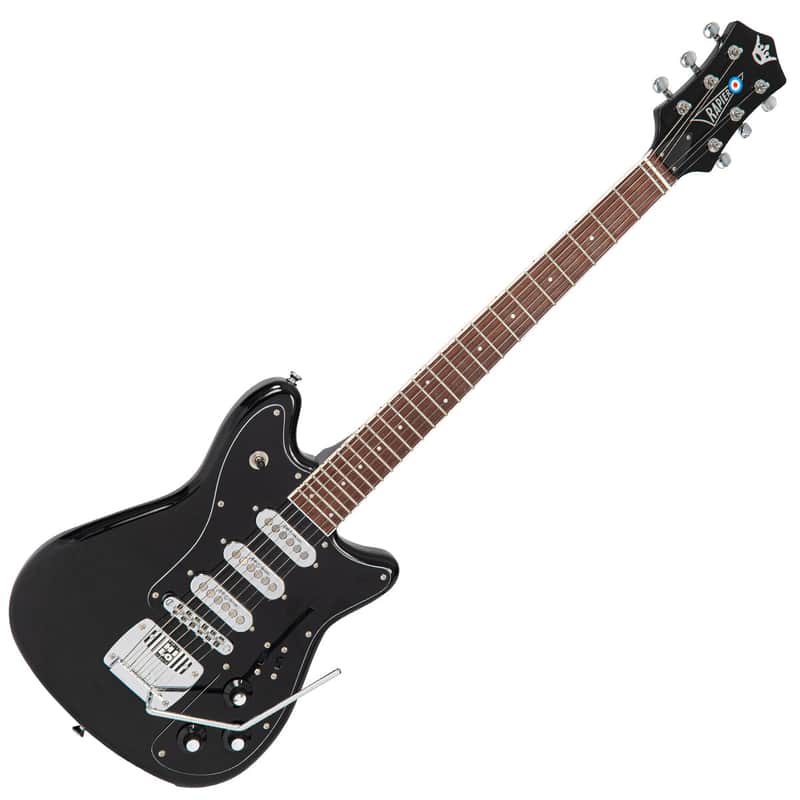 Rapier Mercury Electric Guitar ~ Gloss Black image 1