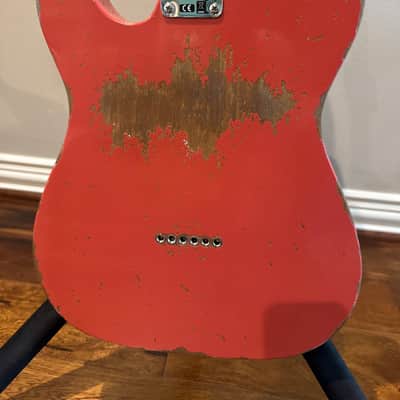 Fender Custom Shop GT11 1963 Telecaster Heavy Relic – Aged Tahitian Coral – Sweetwater Exclusive image 6