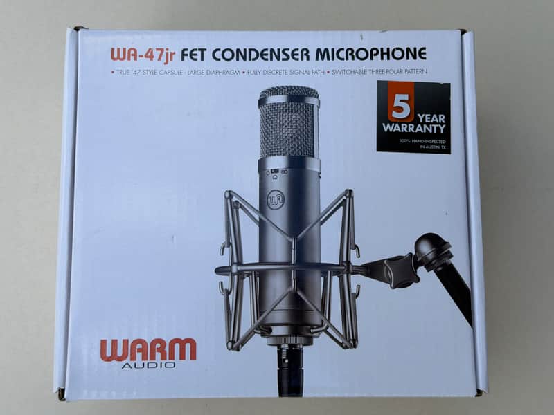 Warm Audio WA-47jr Large Diaphragm Multipattern FET Condenser Microphone
