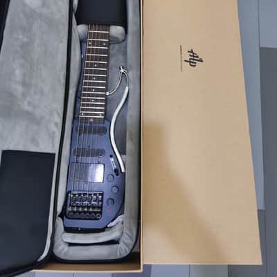 Alp AD-80 Adventure headless electric travel guitar 2021 Black with new updated gig bag image 20
