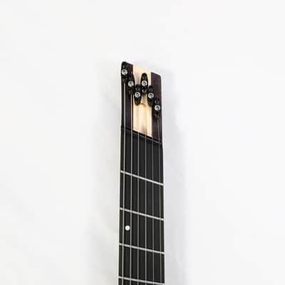 Agile Fan Fret Headless Guitar with Tremolo PERIHELION PRO 62628 TR MOD SS GREEN-BLUE BURST image 3