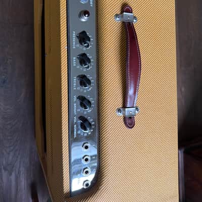 Fender '57 Custom Twin-Amp 2-Channel 40-Watt 2x12" Guitar Combo 2016 - Present - Lacquered Tweed image 6