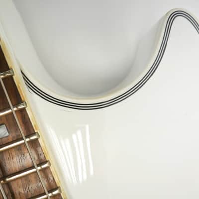 Greco EGB85 White Gold Hardware Made in Japan 1990 LP Type Short Scale Electric Bass Guitar, a4366 image 10