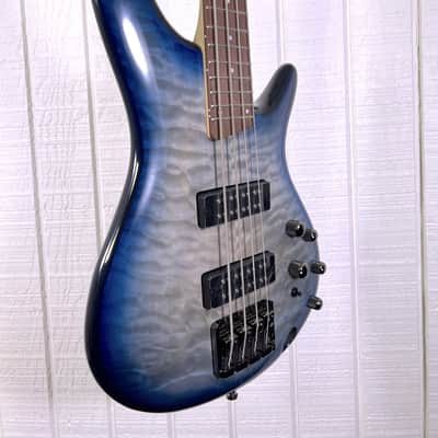 Ibanez SR400EQM Stained Cosmic Blue Starburst - Blemished image 6
