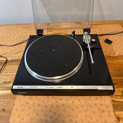 Sony PS X55s Vintage Stereo Black  Turntable 800114 Made In Japan Platter toneArm image 1