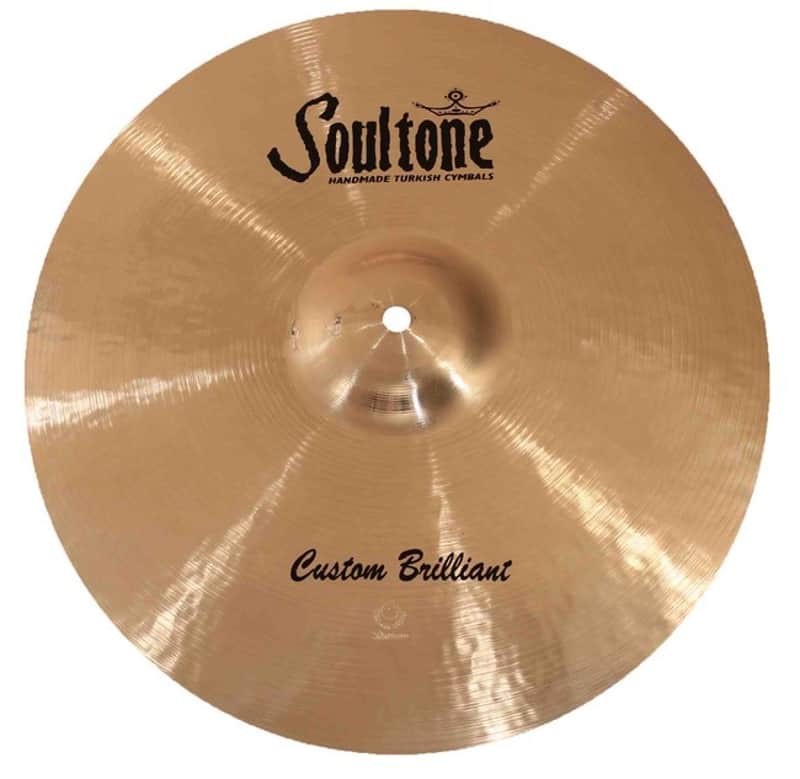 Soultone Custom Brilliant 18" Crash Cymbals. Authorized Dealer. Free Shipping