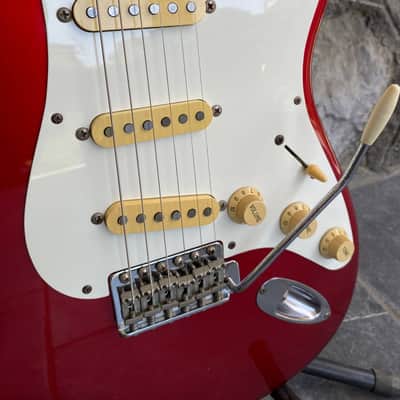 Fender Stratocaster ST-57AS 40th Anniversary - Candy Apple Red - Foto Flame (1994) image 9