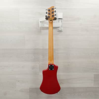 Hofner Shorty Electric Guitar - Red image 3