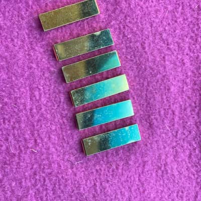 NOS vintage Gibson bar pole pieces for p90 pickup 1955 1956 les paul L5-ces super 400 Pole pieces image 2