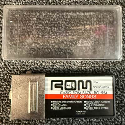Casio Rom Pack RO-544 Family Songs with Case, Vintage - Pre Owned *Untested* image 3
