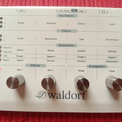 Waldorf Blofeld Desktop Synthesizer 2007 - Present - White Bild 4
