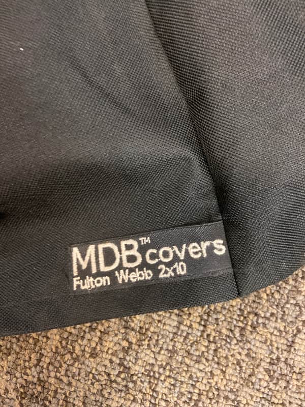 MDB covers 2x10 Fulton Webb/Marshall Style Cabinet Black image 1