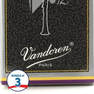 Vandoren V12 Bb Clarinet Reed - 3.5+ (30-pack) image 2