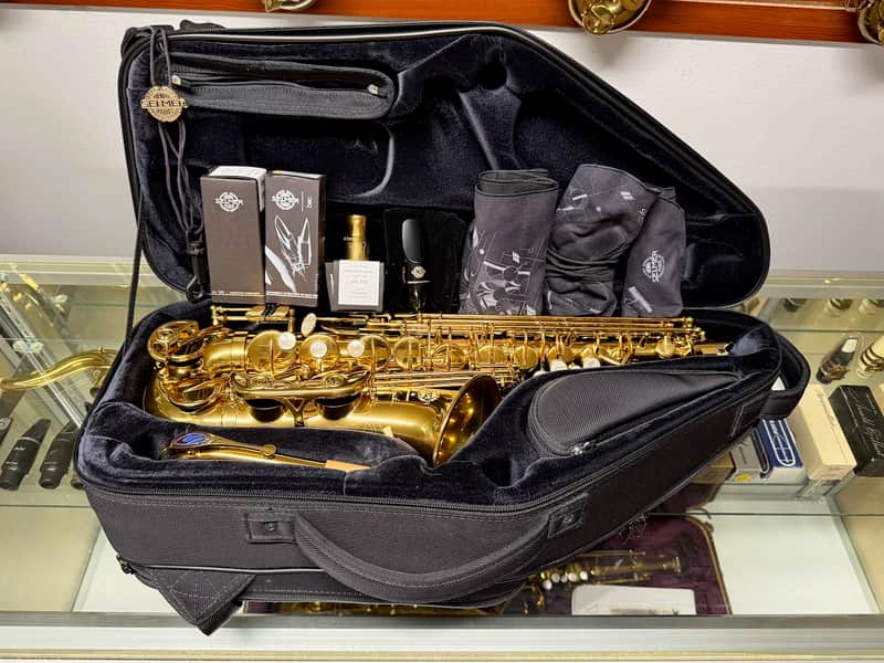 Selmer Paris Signature 82SIG Gold Lacquer Alto Saxophone BLOW OUT DEAL! image 1
