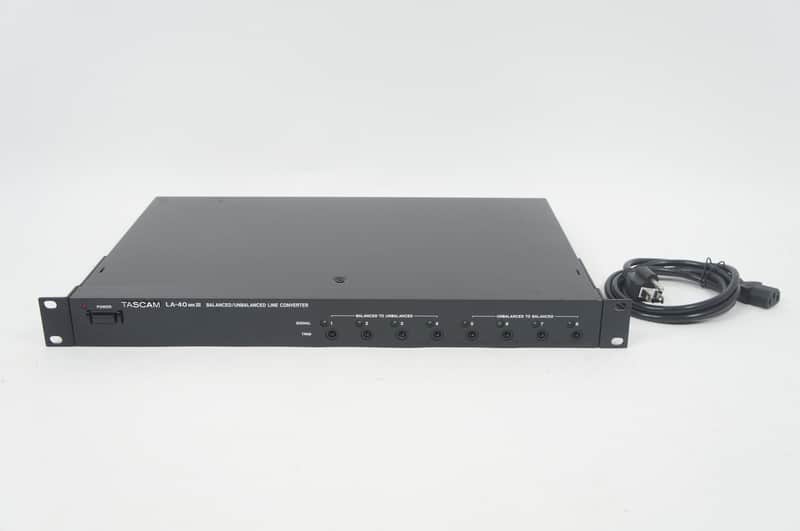 [SALE Ends Aug 20] TASCAM LA-40mkIII Balanced / Unbalanced Line Converter RCA XLR DirectBox 100-240V image 1