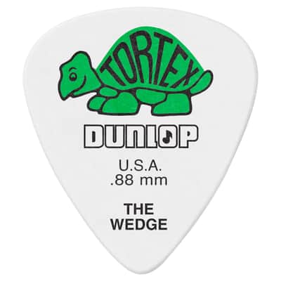 424P88 Tortex Wedge 0,88 mm Sachet de 12 Dunlop image 2