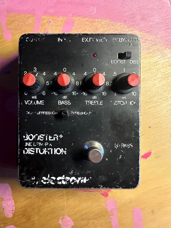 TC Electronic Booster+ Line Driver and Distortion 1980s - Black image 1