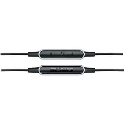 Shure SRH145m+ Portable Headphones with Remote + Mic feature deep, rich bass NEW image 4