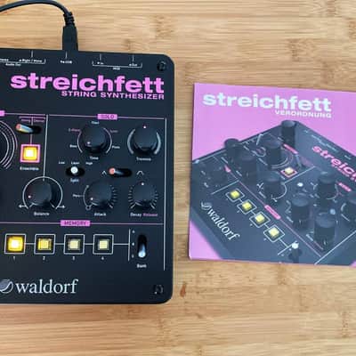 Waldorf Streichfett String Synthesizer Synth New Mint condition