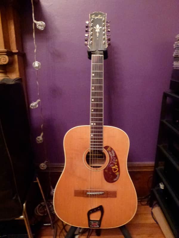Vintage 1975 Hagstrom H-33 ( BJ-12) 12-string Acoustic Guitar image 1