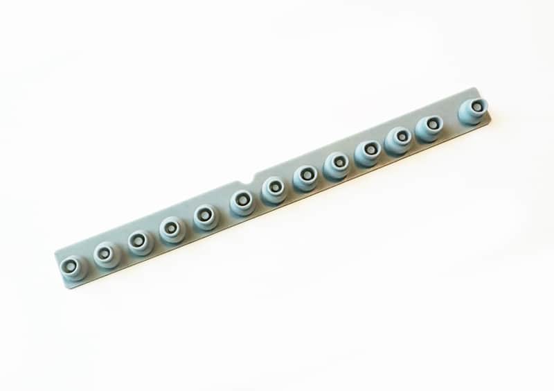 Casio CZ-101 13-Note Rubber Keyboard Contact Strip image 1