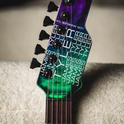 James Tyler USA Studio Elite HD-Alien Guano Semi-Gloss HSH w/Indian Rosewood FB, Matching Faux Neck and Headstock, Black HW, Midboost & Bypass Button image 5
