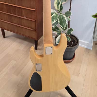 ESP Surveyor 5 Bass Natural Ash EMG Five String Pro Artist Studio Bass 2010 OHSC MIJ Japan Precision-Jazz Body image 6