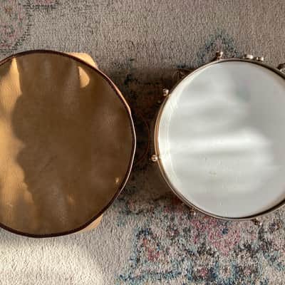 Vintage 1960-1970 Stowasser Wien handcrafted steel Sonor clone concert marching snare drum 14x4” w/ case jazz image 2