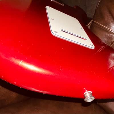 1998 Fender Stratocaster - Candy Apple Mist Red image 9