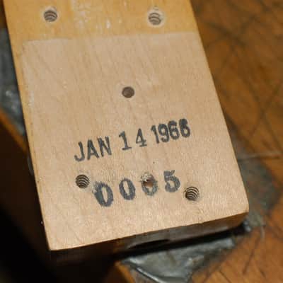 Video Demo 1966 Original Mosrite Ventures II White Pro Setup Original Hard Shell Case Strap image 14