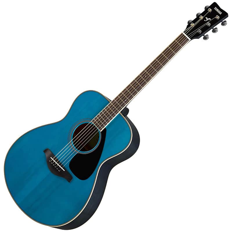 Yamaha FS820-TQ Solid Spruce Top Concert Acoustic Guitar Turquoise