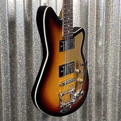 Reverend Jetstream HCB Bigsby 3 Tone Sunburst Railhammer Guitar #67178 image 5