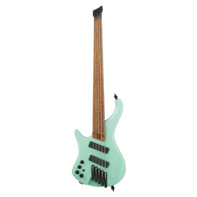 Ibanez EHB1005MSLSFM EHB 5-String Multiscale Bass - Sea Foam Green Matte image 2