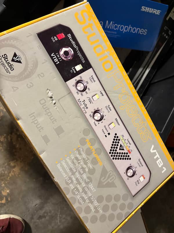 Studio Projects VTB1 Tube Microphone Preamp 2010s - Silver/Black image 1