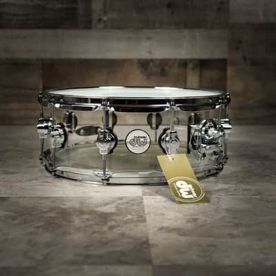 DW Design Series 6X14 Snare Drum - Clear Acrylic (DDAC5514SSCL) image 3