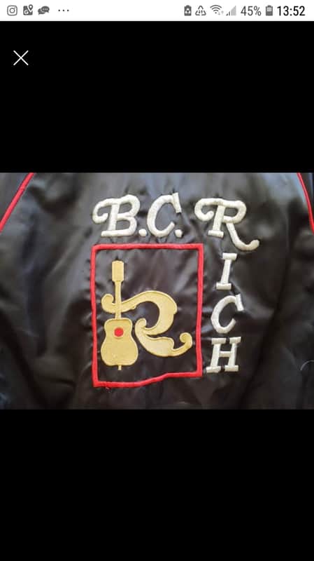 Vintage BC Rich Black Touring Jacket - Rare Bild 1