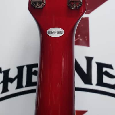 Burny RSA-70 CR Hollow Body Cherry Electric Guitar image 6