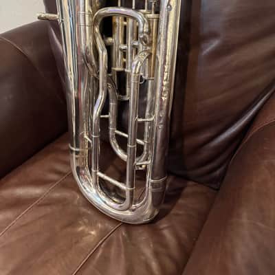 Yamaha YEP-321S Intermediate 4-Valve Euphonium 2010s - Silver-Plated image 7