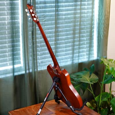 Moar Dolly 2025 Handmade Danish Boutique Guitar | Roasted Mahogany | Hand-Wound P90 & Mini Humbucker | Rare image 4