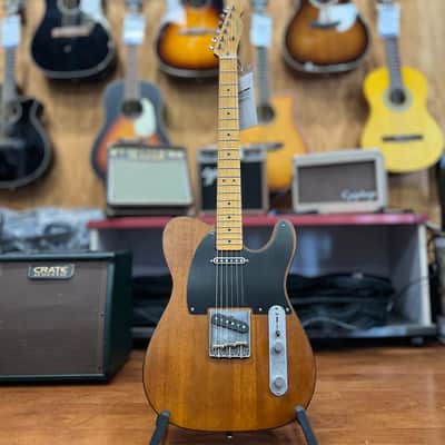 USED Squier 40th Anniversary Telecaster Vintage Edition Electric Guitar Satin Mocha image 3