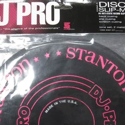 Stanton DJ Pro Disco Anti-Static Record Slip-Mat for cueing (Pair) DSM-5 image 3